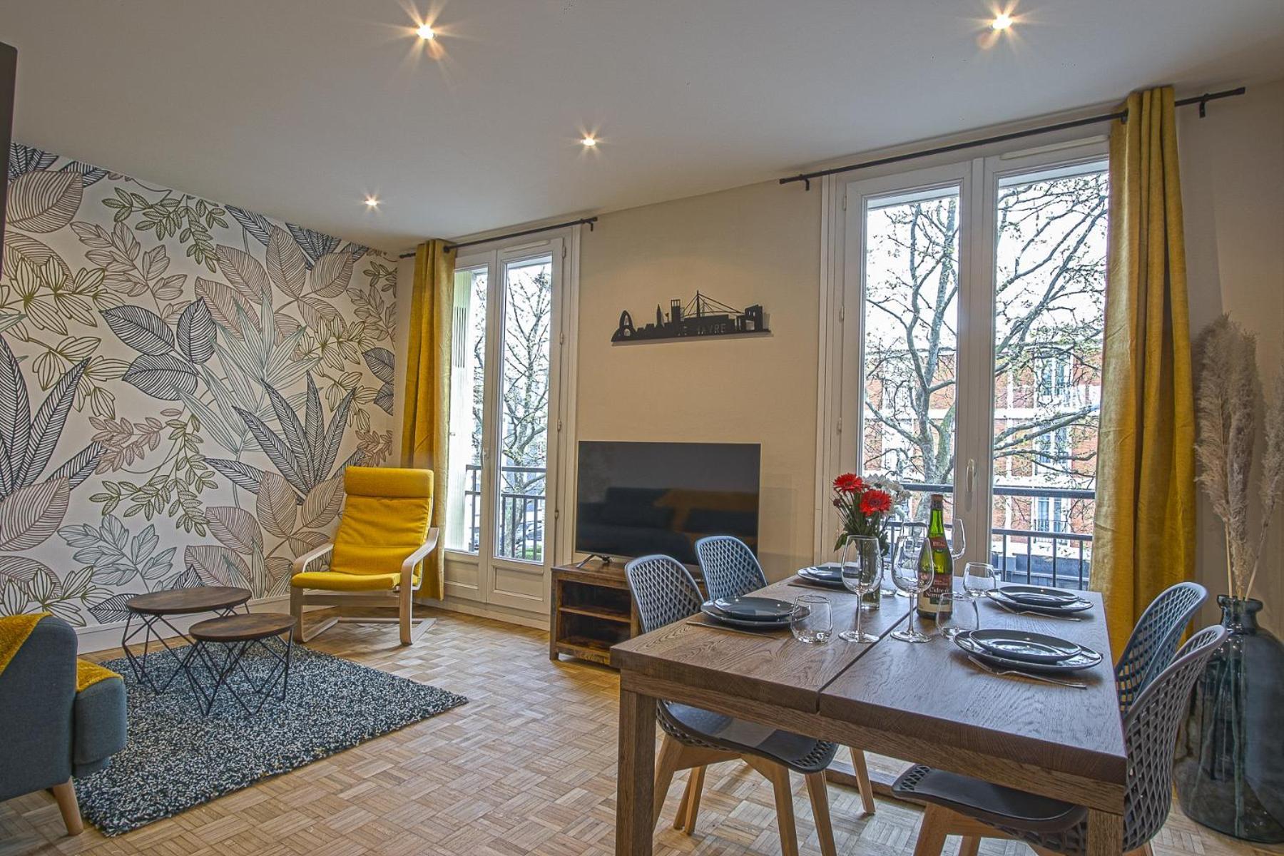 L'Escapade Oceane, Appartement Avec Parking Гавр Екстер'єр фото